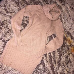 Knitted Turtleneck Dress